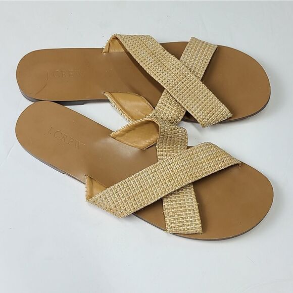 J Crew Women’s Flat Sandals Size 9 - Picture 3 of 6